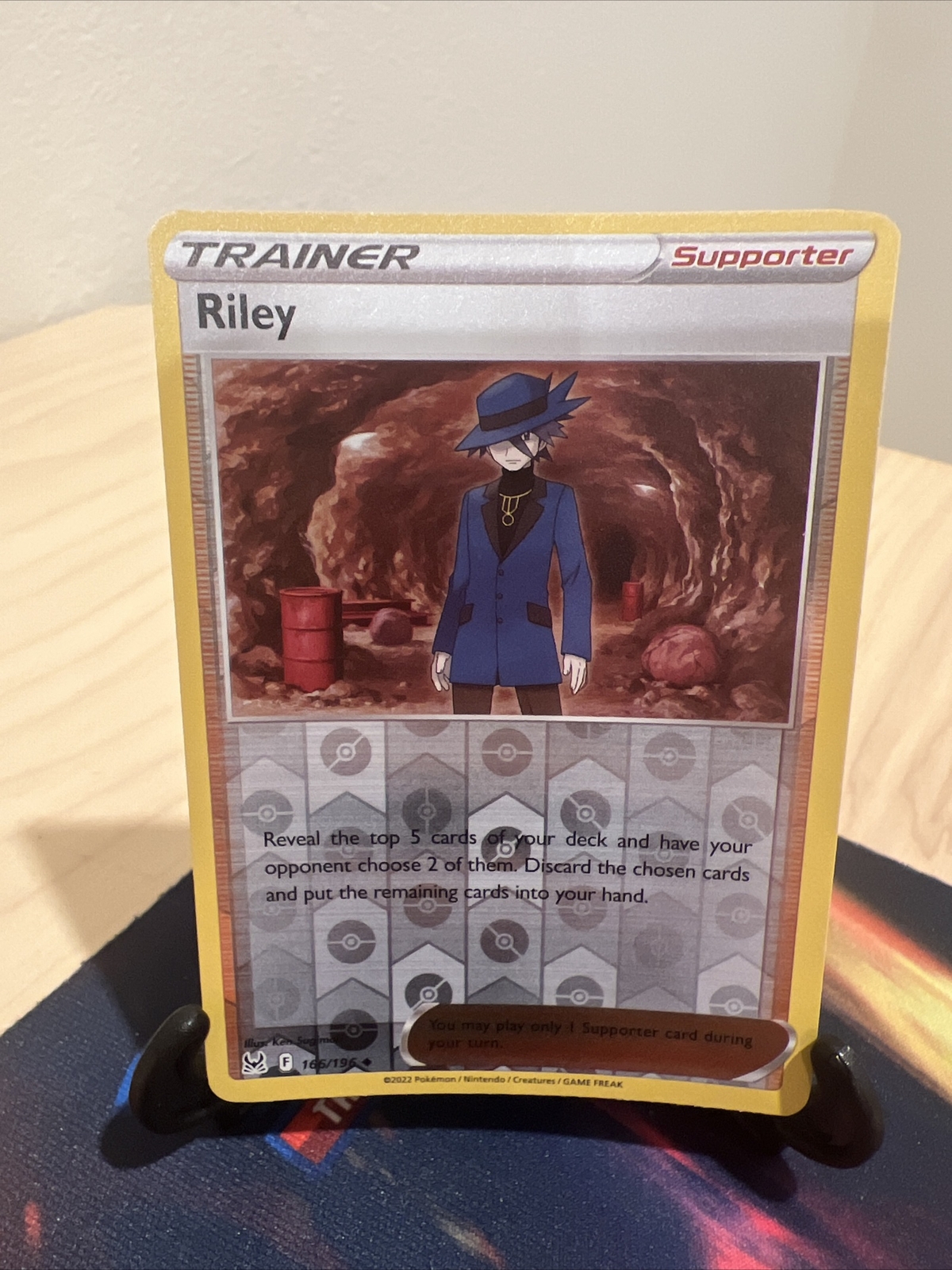 Pokemon Cards Riley Pokémon TCG Riley Sword & Shield - Lost Origin 166/196 Reverse Holo ...