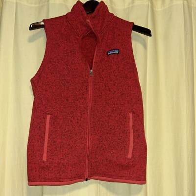 Patagonia Women XS Red Better Sweater Vest