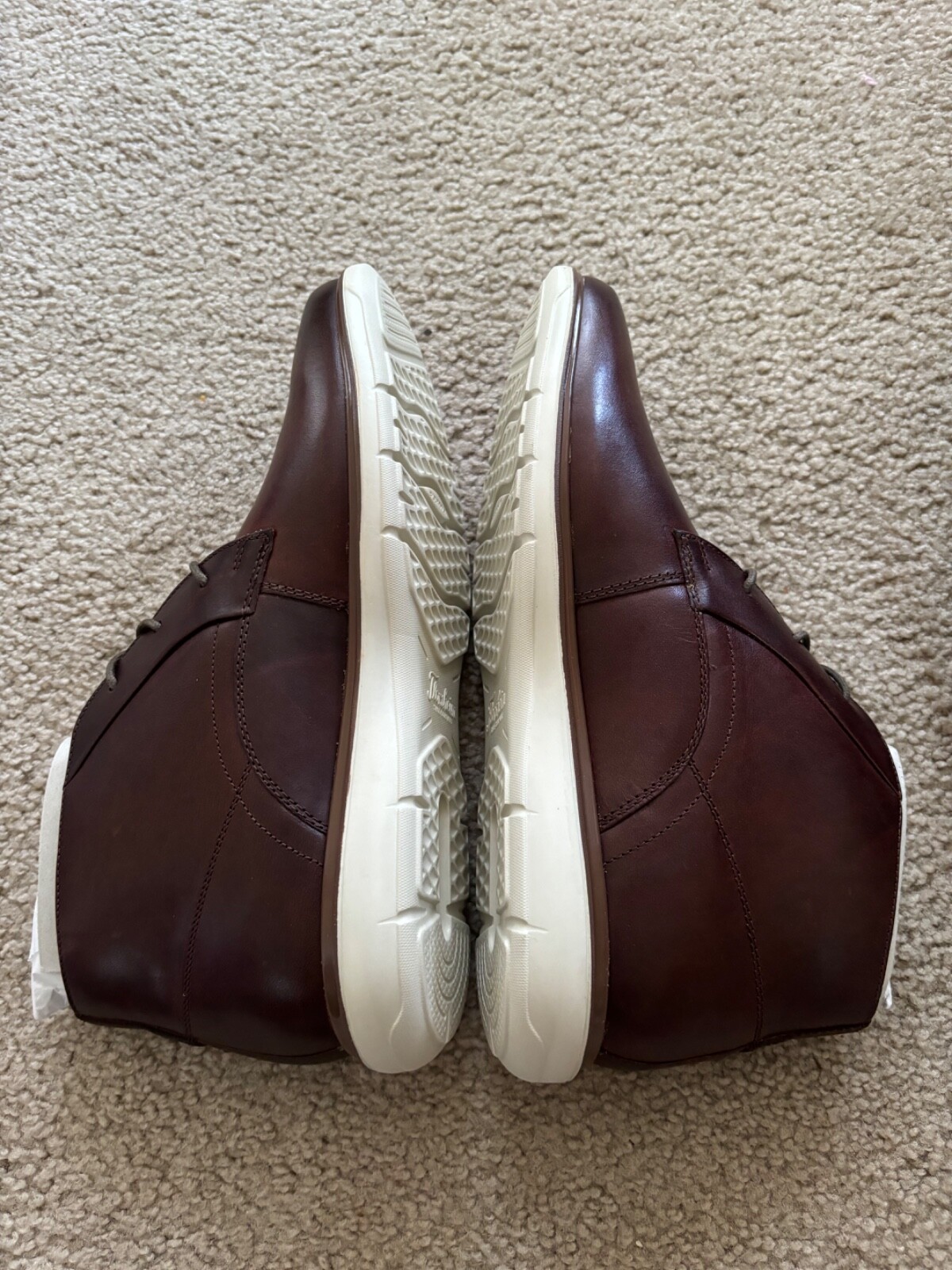 SAOLA Scarpe Oxford marroni Florsheim Shoe Co. da uomo taglia 8 M in pelle memory foam punta