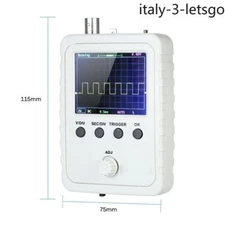 TFT Digital Oscilloscope Kit with Power Adapter and BNC-Clip Cable Probe DS0150