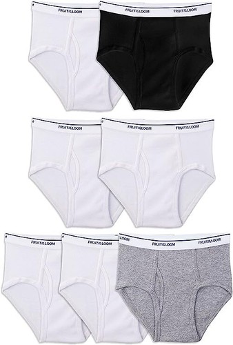Fruit of the Loom Boys' Tag Free 7 or 14 Pack Briefs Comfort Waistband Underwear - Picture 2 of 8
