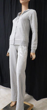 NWT HALE BOB sz X-LARGE Bust42 100 COTTON PALE GRAY SILVER SWEATS TRACKSUIT