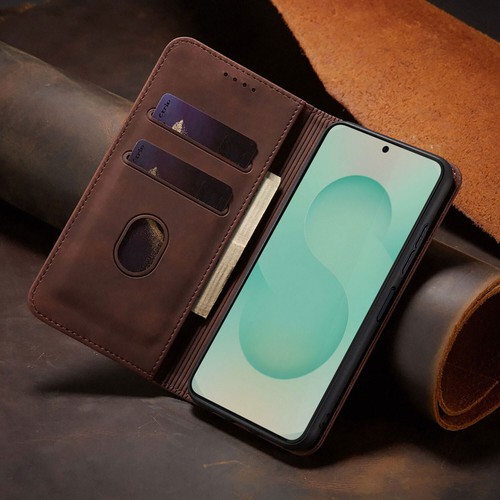 For Samsung Galaxy S25 Plus/Ultra Case Flip Wallet Leather Cover Tempered Glass - Bild 25 von 27