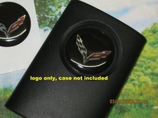 New C7 Corvette Logo Emblem Only For Remote Case Use On 25926479 Convex 25mm