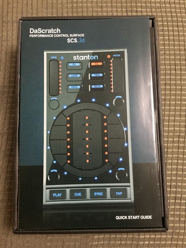 Stanton Da Scratch SCS.3D Digital DJ Controller Performance Control Surface - Picture 3 of 6