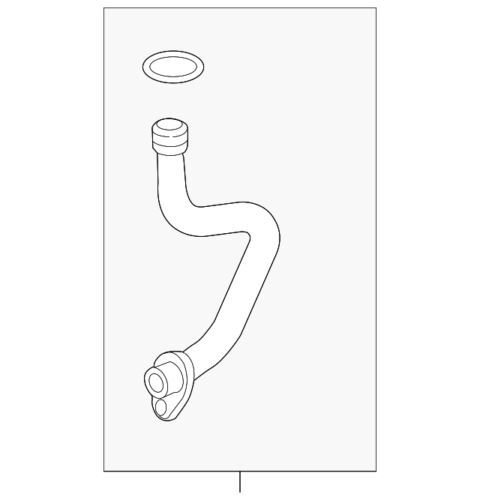 Línea de retorno de aceite para Volkswagen Golf Jetta 2013-2021 (N/P 04E-145-735-AC)