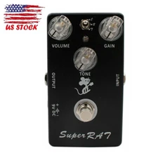 Upgraded Pro Co RAT Overdrive Distortion Fuzz Boost LM308 Guitar Effects Pedal