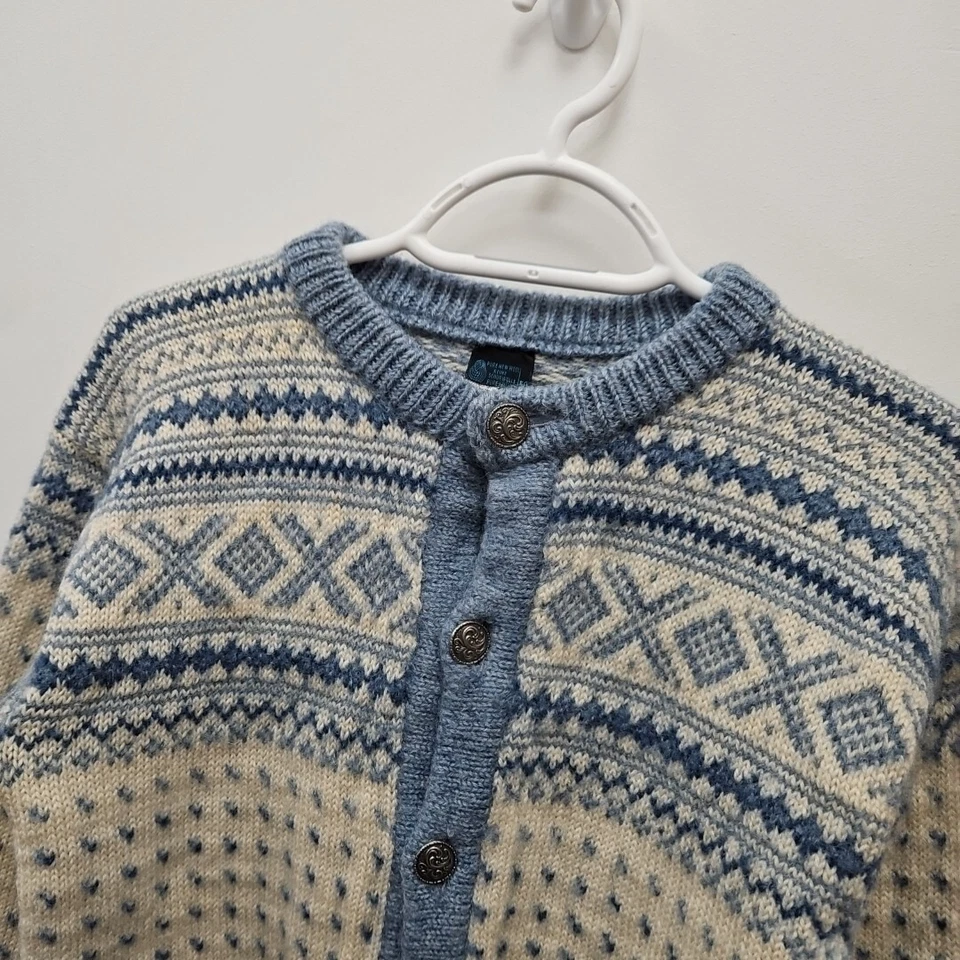 Dale of Norway Vintage New Wool Cardigan Scandinavian Xmas Sweater Sz Small - Image 2 of 4