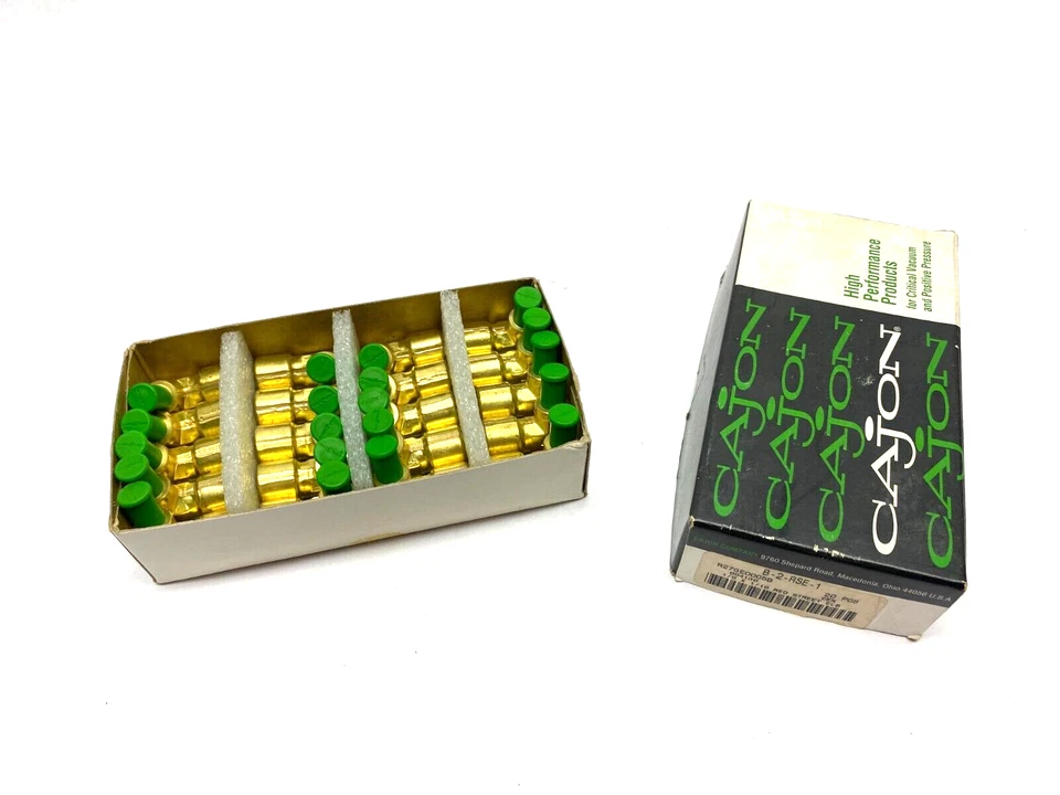 Cajon Swagelok B-2-RSE-1 Brass Reducing Elbow 1/8" to 1/16" Male BOX OF 20 - Image 3 of 4