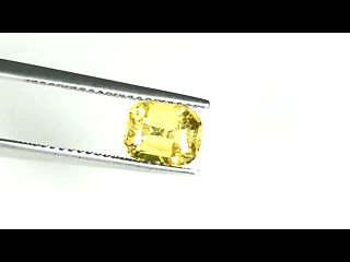 1.47 ct GIT Certificate LUSTROUS YELLOW *MOZAMBIQUE TOURMALINE See Video ! - Video 1 of 1