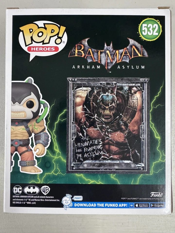 Bane 532 ~ DC Heroes: Batman - Arkham Asylum ~ Vinilo Funko Pop ~ Tamaño 6” pulgadas Foto 3 de 4
