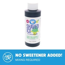 Hypothermias GREEN APPLE Flavor Syrup 🍧 Snow Cone machine Concentrate  4 Fl Oz