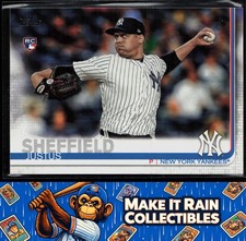 Justus Sheffield 2019 Topps #306 New York Yankees Rookie RC