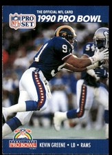 Kevin Greene 1990 Pro Set #392 Rams NFL READ FREE SHIPPING AutographDen