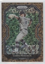 2021 Panini Prizm Tier II Bronze Donut Circle 28/40 Chris Paddack #145 09un