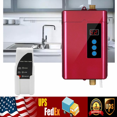 Tankless Water Heater Electric Whole House Instant Hot On Demand 3000W 110V NEW - Picture 1 of 12