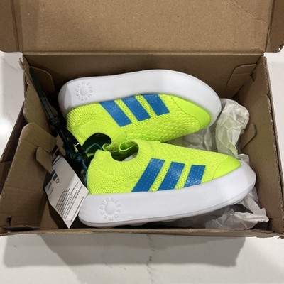 New Adidas Kids' Bubblecomfy Slip On Shoe Toddler Size 6K Lime