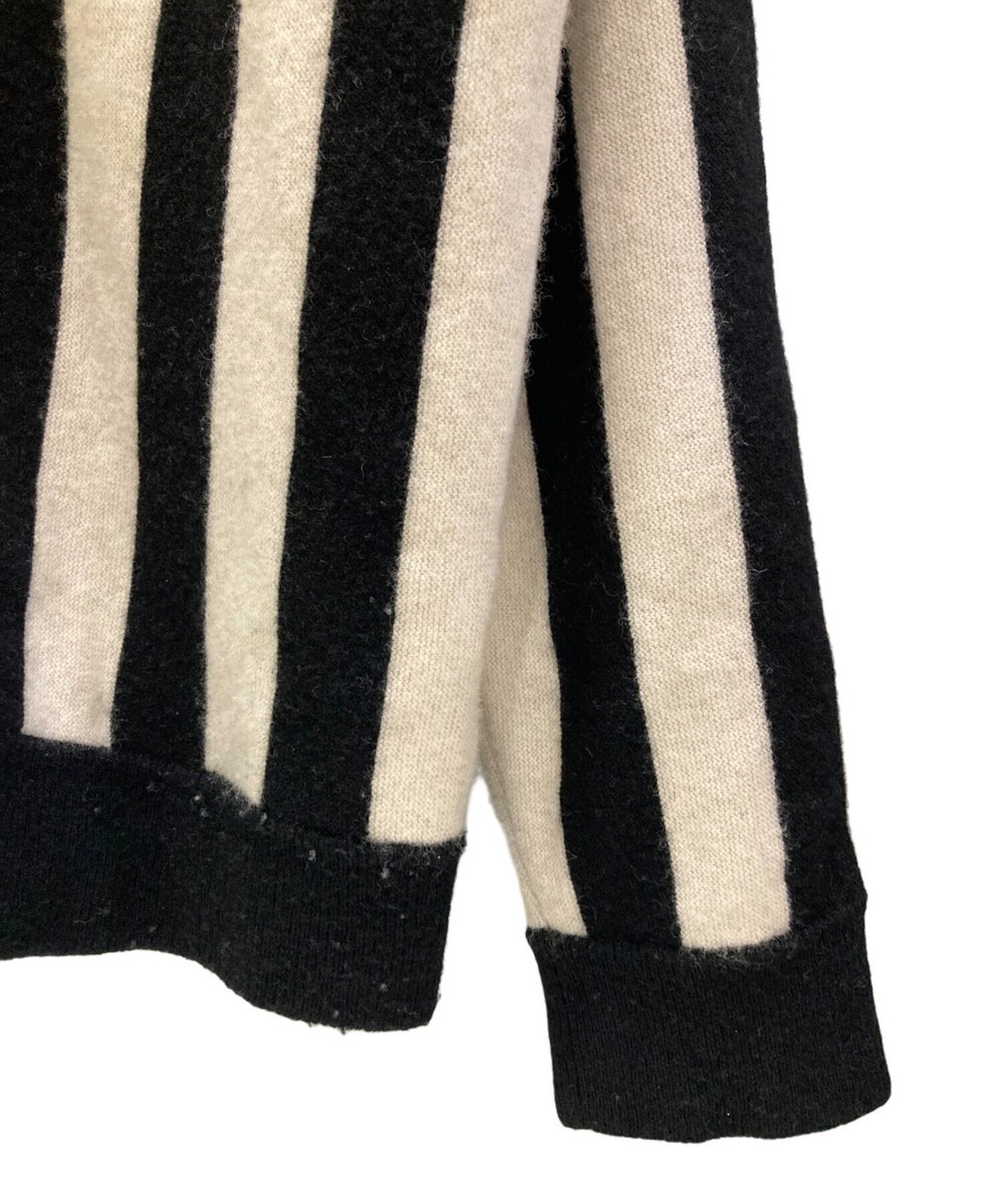 SUPREME × LACOSTE Striped Cardigan Size: L White x black Men