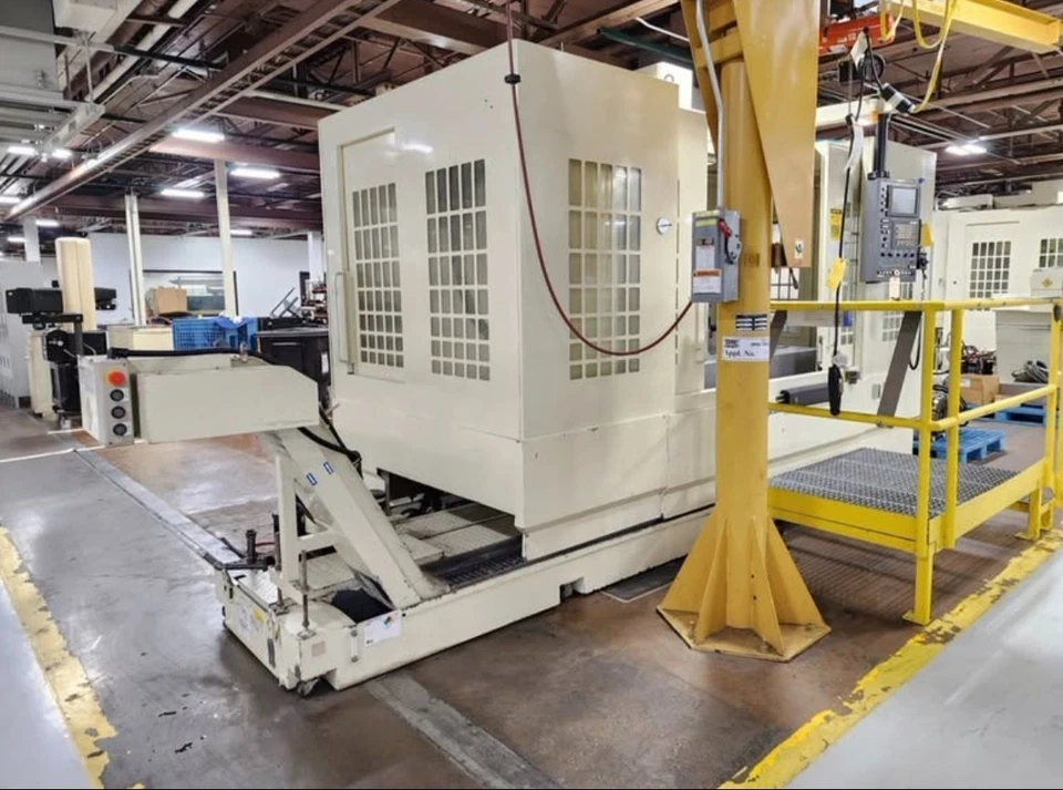 Kitamura Mycenter 7X VERTICAL MACHINING CENTER w 4-Axis table; Fanuc 16iMB Cont - Image 2 of 4