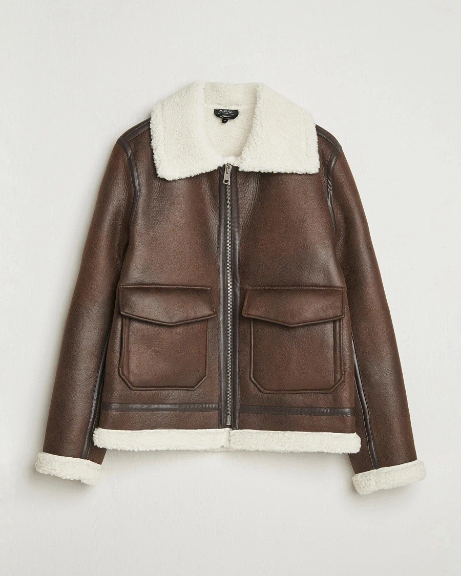 APC Leather Outer Shell Coats, Jackets & Vests for Men for Sale