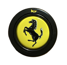 Ferrari Oem Momo Horn Button Yellow Cavallino Steering Wheel F40 328 348 512tr