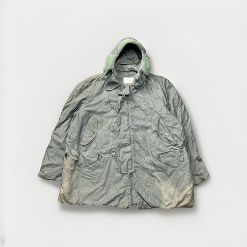 70s USAF Mans Parka CWU-8/P Extreme Cold Weather Hood Military - Bild 1 von 8