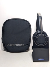 Plantronics Voyager Focus UC B825 Wireless Headset ANC w/ Dock  Case - Tested