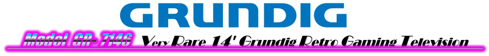 GRUNDIG 14 INCH CRT TV 🌈RaRe🌈 Retro Gaming Scart RGB - Picture 4 of 5