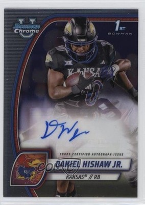 2024 Bowman U Chrome Chrome Prospect Auto Daniel Hishaw Jr #PA-DHI Auto 0hk3
