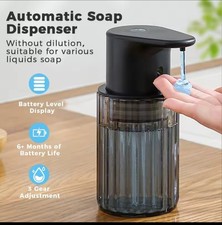 Kitchen 300ml Automatic Liquid Soap Dispenser USB Rechargeable Touchless.