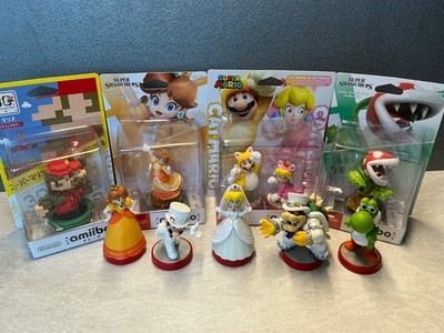 Nintendo Amiibo Sammlung Super Mario Set Cat Mario/Peach Odyssee Super Smash OVP