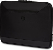 Padded Zippered Laptop Sleeve, Micro-Twill Laptop Case with Fleece Lining  Fron