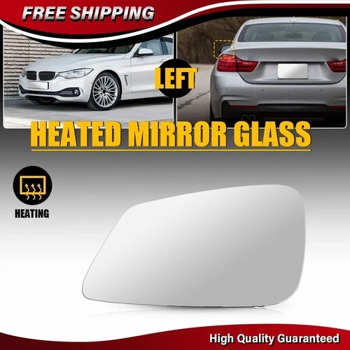BM1324114 Left Driver Side Heated Mirror Glass For BMW 320i 328d 328i 428i 440i