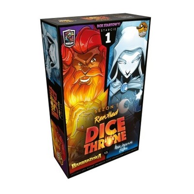 787790586593 Game Dice Throne Clash 1 Barbarian vs. Moon Elf Lucky Duck Games
