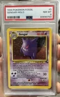 Gengar PSA 8 - Fossil Holo Vintage Pokémon Card 1999 Rare