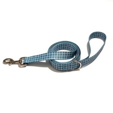 Plaid Standard Dog Leash, Blue, 6 ft. Long