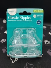 Evenflo Classic Nipples Medium Flow 4-Pack Standard Silicone all Classic Evenflo