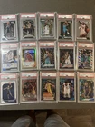 Panini PSA 10 NBA 15 - Card Lot Prizm/Optic/Mosaic/Hoops Rookies Autos