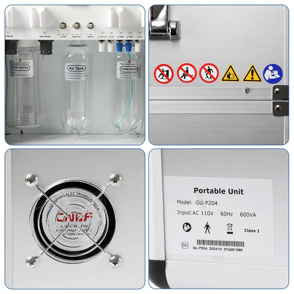 Unidad dental portátil entrega con compresor de aire incorporado sistema de succión de agua Foto 4 de 4