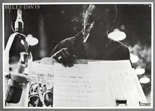 MILES DAVIS – rare vintage original 1976 CBS/Sony Inc. promo poster MILES 25 #2