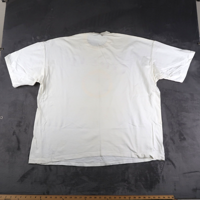 Vintage 90s Guess White 2XL XXL Fish Single Stitch T-Shirt Logo
