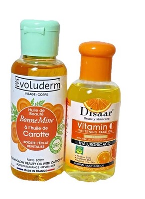 VITAMIN C ÖL HYALURONIC ACID FEUCHTIGKEITSSPENDEND KAROTTENÖL GUTE NIME BIO