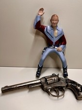 Hubley  Sure Shot  Cap Gun  Cowboy Figure Lot   Vintage Western Toys   USA