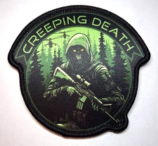 Creeping Death Grim Reaper Tactical Novelty Patch - FREE Tracked US Shipping!
