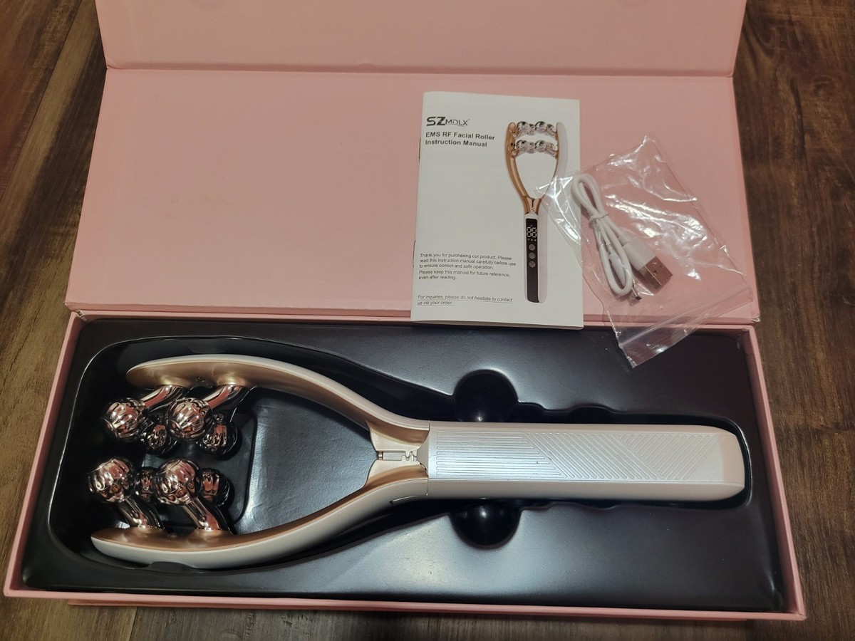 SZMDLX Microcurrent Facial Massager with LCD Screen, Electric Face