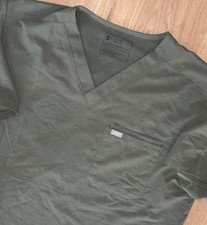 Figs Mens XXL 2XL FM1500 Short Sleeve Leon Scrub Top Army Green