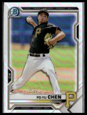 Po-Yu Chen 2021 Bowman Draft Chrome Refractor #BDC-151 Pittsburgh Pirates