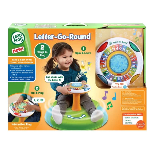 LeapFrog Letter-Go-Round Educational Learning Toy for Toddlers and - Picture 9 of 9