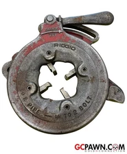 Ridgid 811A Pipe Threader Universal Die Head 1/8 to 2" Pipe 1/4 To 2" Bolt #2