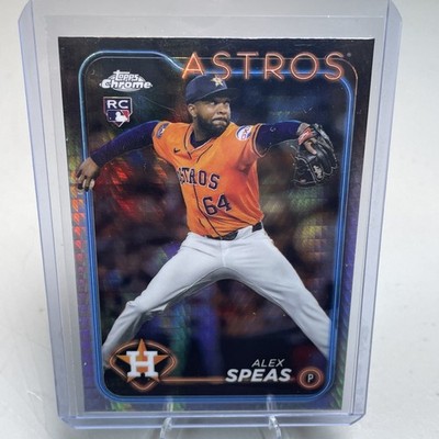 2024 Topps Chrome Update Series - Alex Speas #USC175 Prism Refractor (RC)